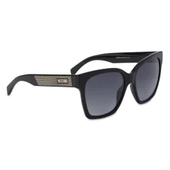 Moschino - Metal Studs Acetate Sunglasses - Black - Moschino Eyewear - Avvenice