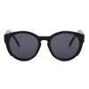 Moschino - Metal Studs Sunglasses - Black - Moschino Eyewear - Avvenice