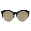 Moschino - Metal Studs Sunglasses - Gold - Moschino Eyewear - Avvenice