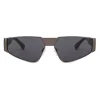 Moschino - Metal Sunglasses - Dark Grey - Moschino Eyewear - Avvenice
