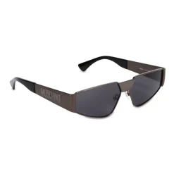 Moschino - Metal Sunglasses - Dark Grey - Moschino Eyewear - Avvenice