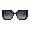 Moschino - Round Sunglasses with Mini Logo - Black - Moschino Eyewear - Avvenice