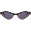 Moschino - Sporty Cat-Eye Sunglasses - Black - Moschino Eyewear - Avvenice