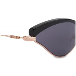 Moschino - Sporty Cat-Eye Sunglasses - Black - Moschino Eyewear - Avvenice