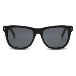 Moschino - Square Sunglasses with Lettering Logo - Black - Moschino Eyewear - Avvenice