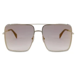 Moschino - Sunglasses with Micro Studs - Gold - Moschino Eyewear - Avvenice