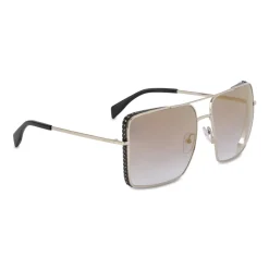 Moschino - Sunglasses with Micro Studs - Gold - Moschino Eyewear - Avvenice