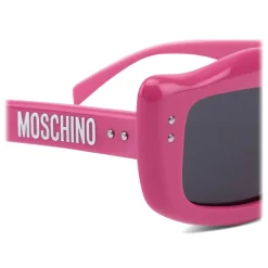 Moschino - Sunglasses with Micro Studs Detail - Fuchsia - Moschino Eyewear - Avvenice