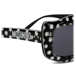 Moschino - Sunglasses with Polka Dots - Black - Moschino Eyewear - Avvenice