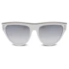 Moschino - Sunglasses with Lettering Logo - White - Moschino Eyewear - Avvenice