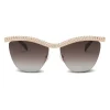Moschino - Sunglasses with Gold Frame - Gold - Moschino Eyewear - Avvenice
