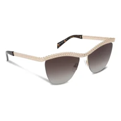 Moschino - Sunglasses with Gold Frame - Gold - Moschino Eyewear - Avvenice