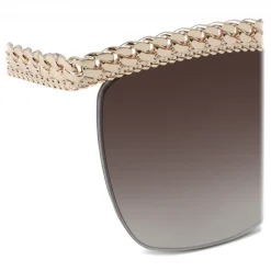 Moschino - Sunglasses with Gold Frame - Gold - Moschino Eyewear - Avvenice