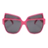 Moschino - Sunglasses with Metal Logo - Fuchsia - Moschino Eyewear - Avvenice