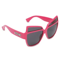 Moschino - Sunglasses with Metal Logo - Fuchsia - Moschino Eyewear - Avvenice