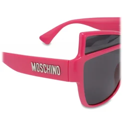 Moschino - Sunglasses with Metal Logo - Fuchsia - Moschino Eyewear - Avvenice