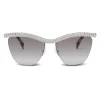 Moschino - Sunglasses with Silver Frame - Silver - Moschino Eyewear - Avvenice