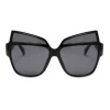 Moschino - Sunglasses with Metal Logo - Black - Moschino Eyewear - Avvenice