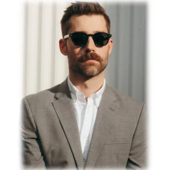 Moscot - Lemtosh Sun - Black Crystal - Sunglasses - Moscot Originals - Moscot Eyewear - Avvenice