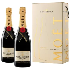 Moët & Chandon Champagne - Moët Impérial - Brut - Double Box - 2 - Pinot Noir - Luxury Limited Edition - 750 ml - Avvenice