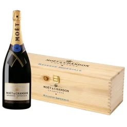 Moët & Chandon Champagne - Réserve Impériale - Magnum - Wood Box - Pinot Noir - Luxury Limited Edition - 1,5 l - Avvenice