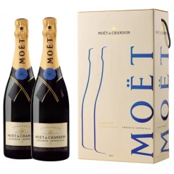 Moët & Chandon Champagne - Réserve Impériale - Double Box - 2 - Pinot Noir - Luxury Limited Edition - 750 ml - Avvenice