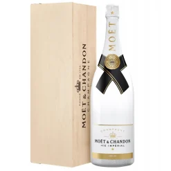 Moët & Chandon Champagne - Ice Impérial - Jéroboam - Wood Box - Pinot Noir - Luxury Limited Edition - 3 l - Avvenice