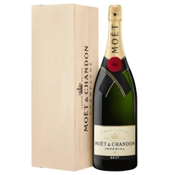 Moët & Chandon Champagne - Moët Impérial - Brut - Jéroboam - Wood Box - Pinot Noir - Luxury Limited Edition - 3 l - Avvenice