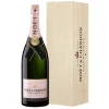 Moët & Chandon Champagne - Rosé Impérial - Jéroboam - Wood Box - Pinot Noir - Luxury Limited Edition - 3 l - Avvenice