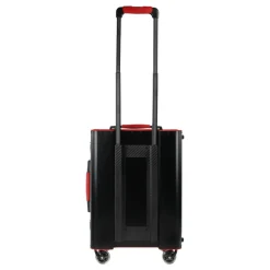 MV Augusta - TecknoMonster - TecknoMonster Titanium Suitcase With Flap - Trolley - Aeronautical Carbon Trolley Suitcase - Avvenice