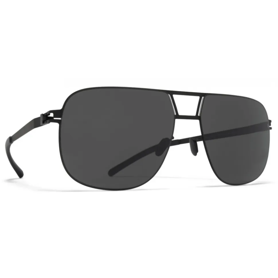 Mykita - Al - NO1 - Dark Grey Black - Metal Collection - Sunglasses - Mykita Eyewear - Avvenice