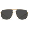 Mykita - Al - NO1 - Gold Dark Grey - Metal Collection - Sunglasses - Mykita Eyewear - Avvenice
