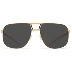 Mykita - Al - NO1 - Gold Dark Grey - Metal Collection - Sunglasses - Mykita Eyewear - Avvenice