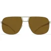 Mykita - Al - NO1 - Silver Brown - Metal Collection - Sunglasses - Mykita Eyewear - Avvenice