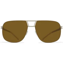 Mykita - Al - NO1 - Silver Brown - Metal Collection - Sunglasses - Mykita Eyewear - Avvenice