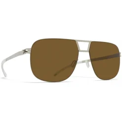 Mykita - Al - NO1 - Silver Brown - Metal Collection - Sunglasses - Mykita Eyewear - Avvenice