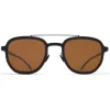 Mykita - Alder - Mykita Mylon - Black Amber Brown - Metal Collection - Sunglasses - Mykita Eyewear - Avvenice