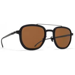 Mykita - Alder - Mykita Mylon - Black Amber Brown - Metal Collection - Sunglasses - Mykita Eyewear - Avvenice