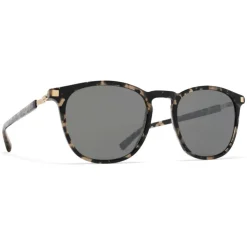 Mykita - Aluki - Lite - Champagne Gold Black - Acetate Collection - Sunglasses - Mykita Eyewear - Avvenice