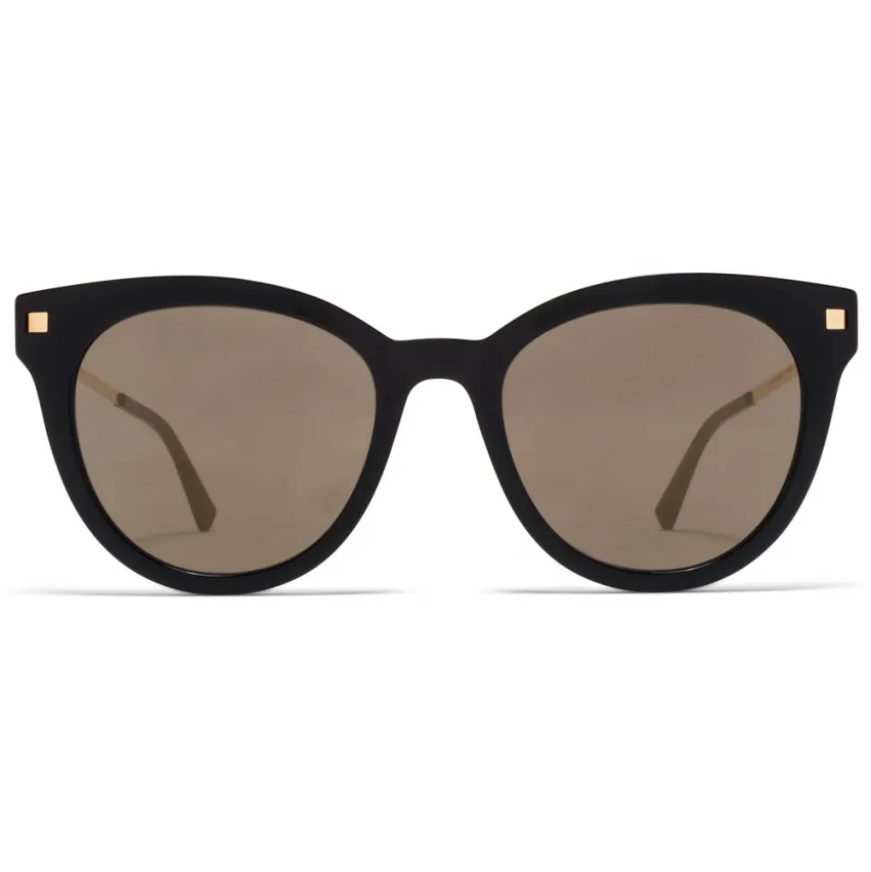 Mykita - Anik - Lite - Black Gold Grey - Acetate Collection - Sunglasses - Mykita Eyewear - Avvenice