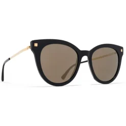 Mykita - Anik - Lite - Black Gold Grey - Acetate Collection - Sunglasses - Mykita Eyewear - Avvenice