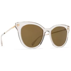 Mykita - Anik - Lite - Champagne Gold Brown - Acetate Collection - Sunglasses - Mykita Eyewear - Avvenice