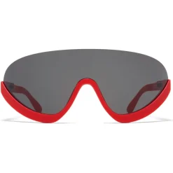 Mykita - Blaze - Mykita & Bernhard Willhelm - Red Dark Grey - Mylon Collection - Sunglasses - Mykita Eyewear - Avvenice