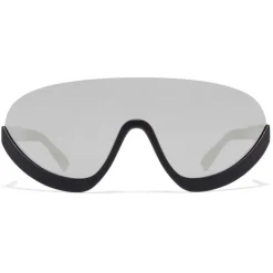 Mykita - Blaze - Mykita & Bernhard Willhelm - Black Silver - Mylon Collection - Sunglasses - Mykita Eyewear - Avvenice