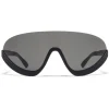 Mykita - Blaze - Mykita & Bernhard Willhelm - Black Dark Grey - Mylon Collection - Sunglasses - Mykita Eyewear - Avvenice