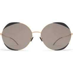 Mykita - Elisa - Decades - Gold Black Grey - Metal Collection - Sunglasses - Mykita Eyewear - Avvenice