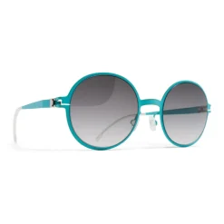 Mykita - Flamingo - Mykita First - Turquoise Black - Metal Collection - Sunglasses - Mykita Eyewear - Avvenice