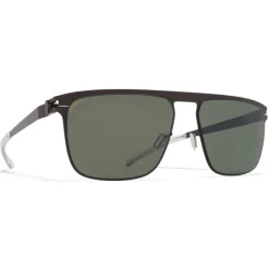 Mykita - Hampton - NO1 - Dark Brown Green - Metal Collection - Sunglasses - Mykita Eyewear - Avvenice