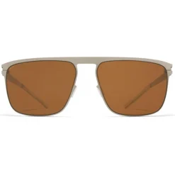 Mykita - Hampton - NO1 - Silver Amber Brown - Metal Collection - Sunglasses - Mykita Eyewear - Avvenice