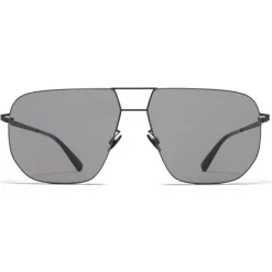 Mykita - Hiroto - Lessrim - Black Grey - Metal Collection - Sunglasses - Mykita Eyewear - Avvenice